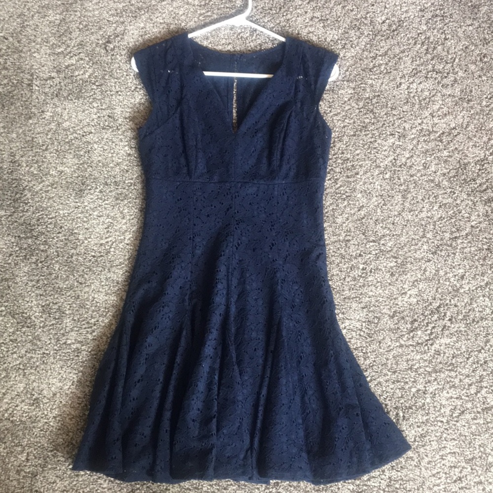 Navy Lace Dress